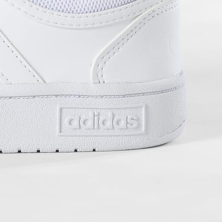 Adidas Sportswear - Baskets Femme Hoops 3 Low Classic GW0433 x SUPERLACED Lacets Léopard jaune